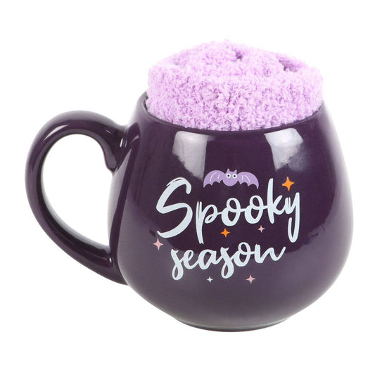 Ensemble de mugs et chaussettes d'Halloween Spooky Season