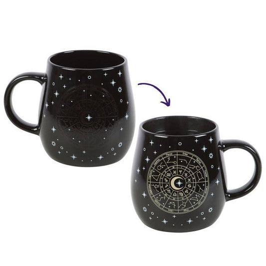 Tasse à changement de chaleur Astrology Wheel