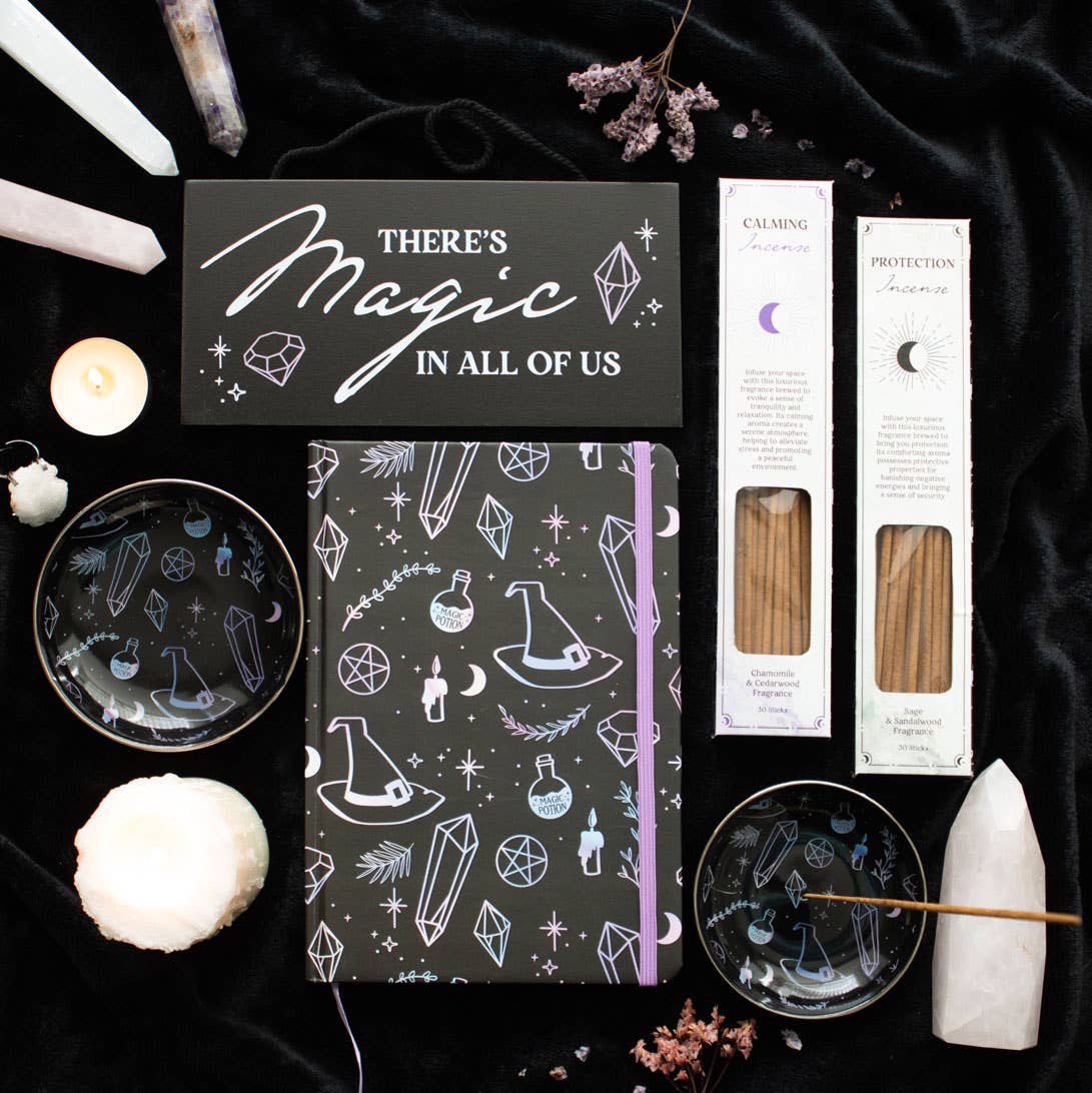 Carnet A5 Crystal Witch Print