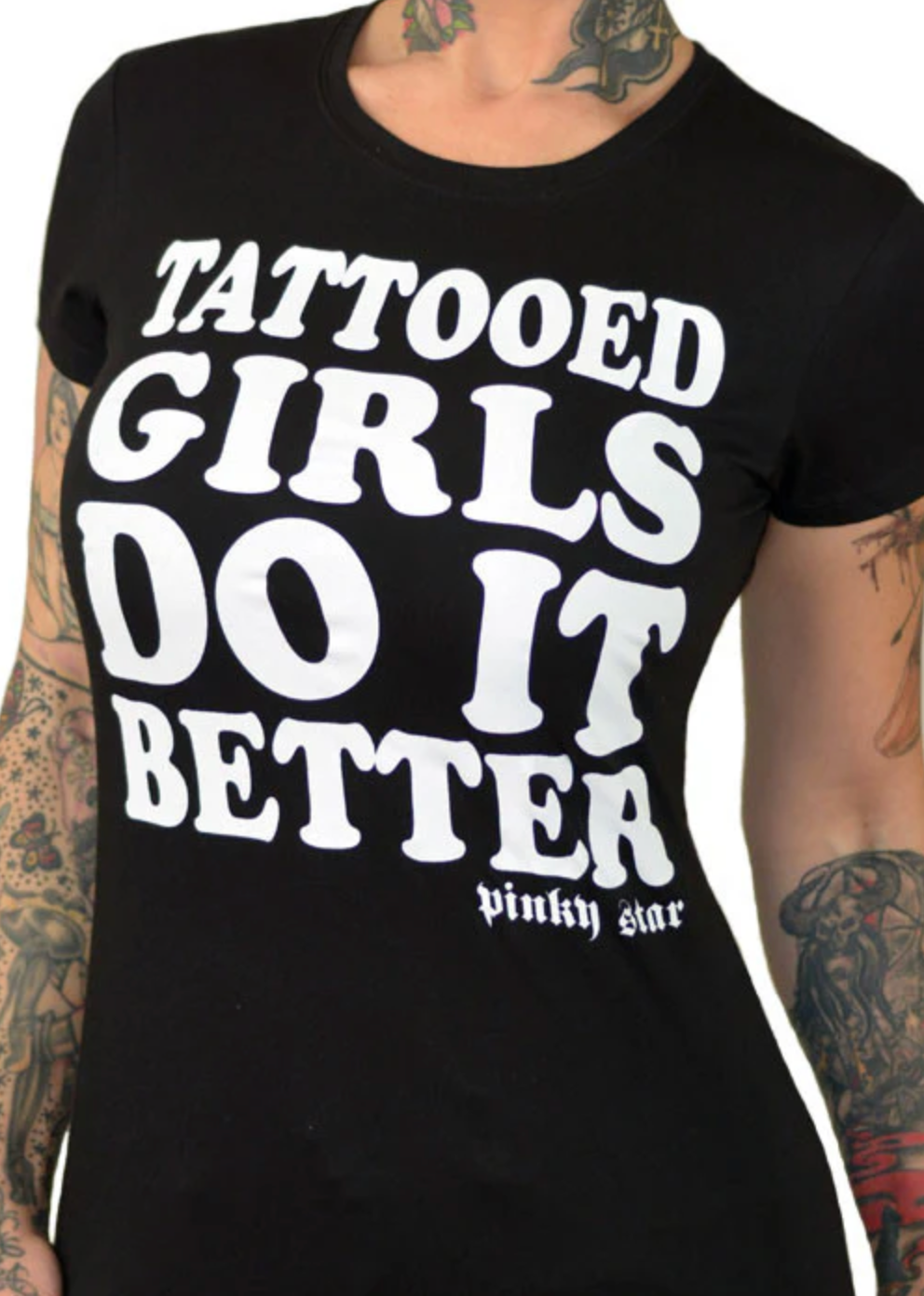 T-shirt TATOOED GIRLS DO IT BETTER