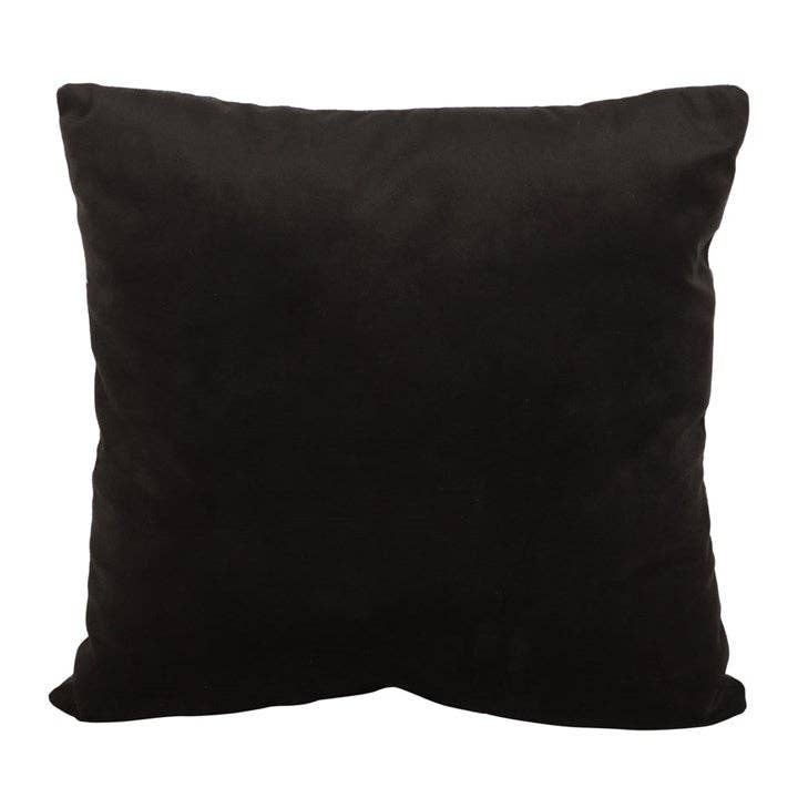 Coussin carré imprimé forêt foncée 35 cm
