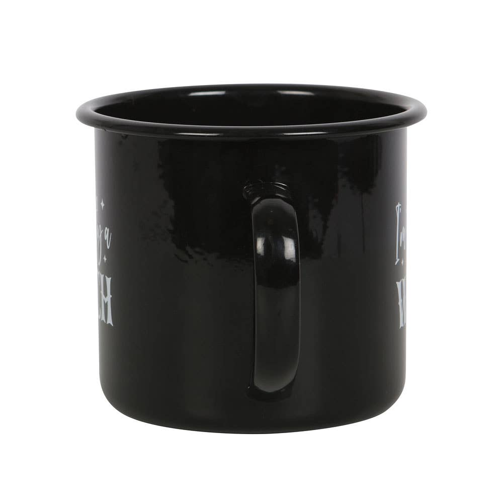 Tasse d'Halloween en émail I'm Secretly A Witch