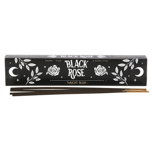 Lot de 15 bâtonnets d'encens Black Rose Twilight Blush