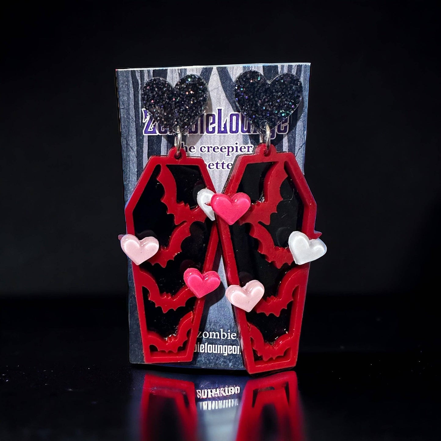 Boucles d'oreilles cercueil