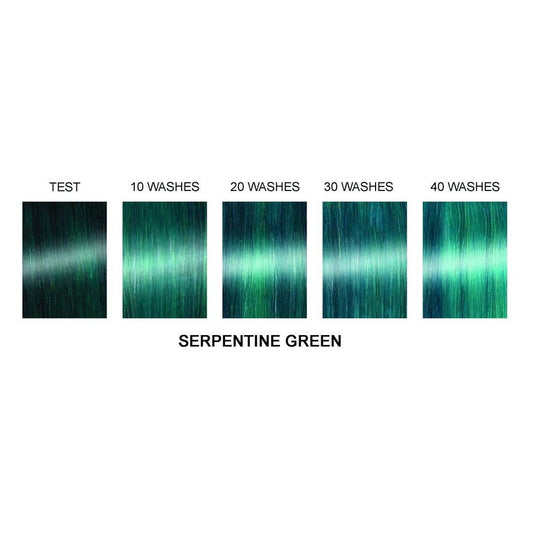 Serpentine® Green - Colorant capillaire semi-permanent en gel professionnel