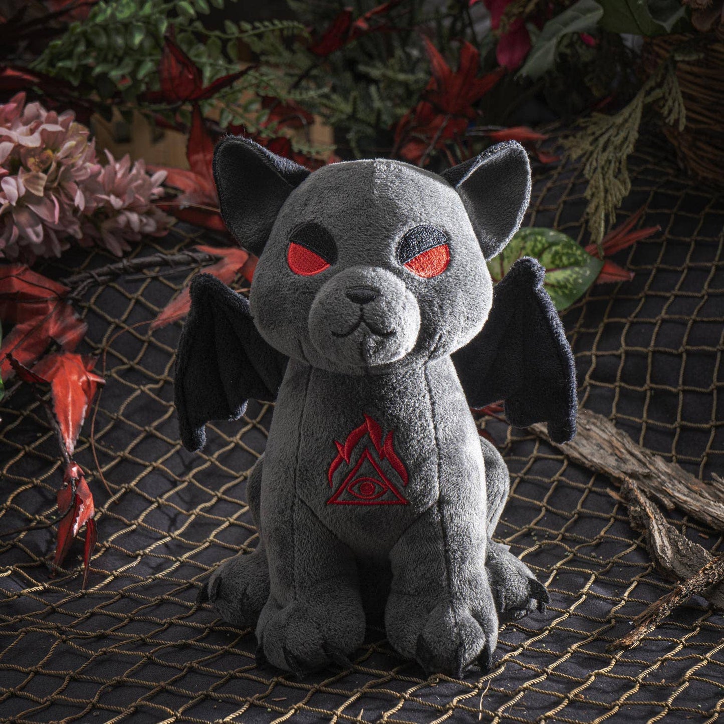 Peluche chat vampire