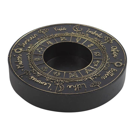 Porte-bougie chauffe-plat Roue de l'Année païenne