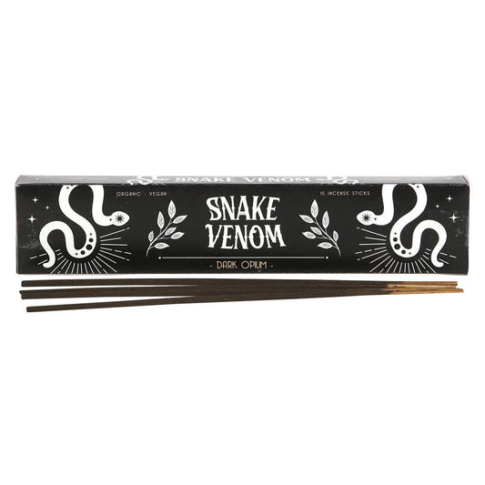 Lot de 15 bâtonnets d'encens Snake Venom Dark Opium