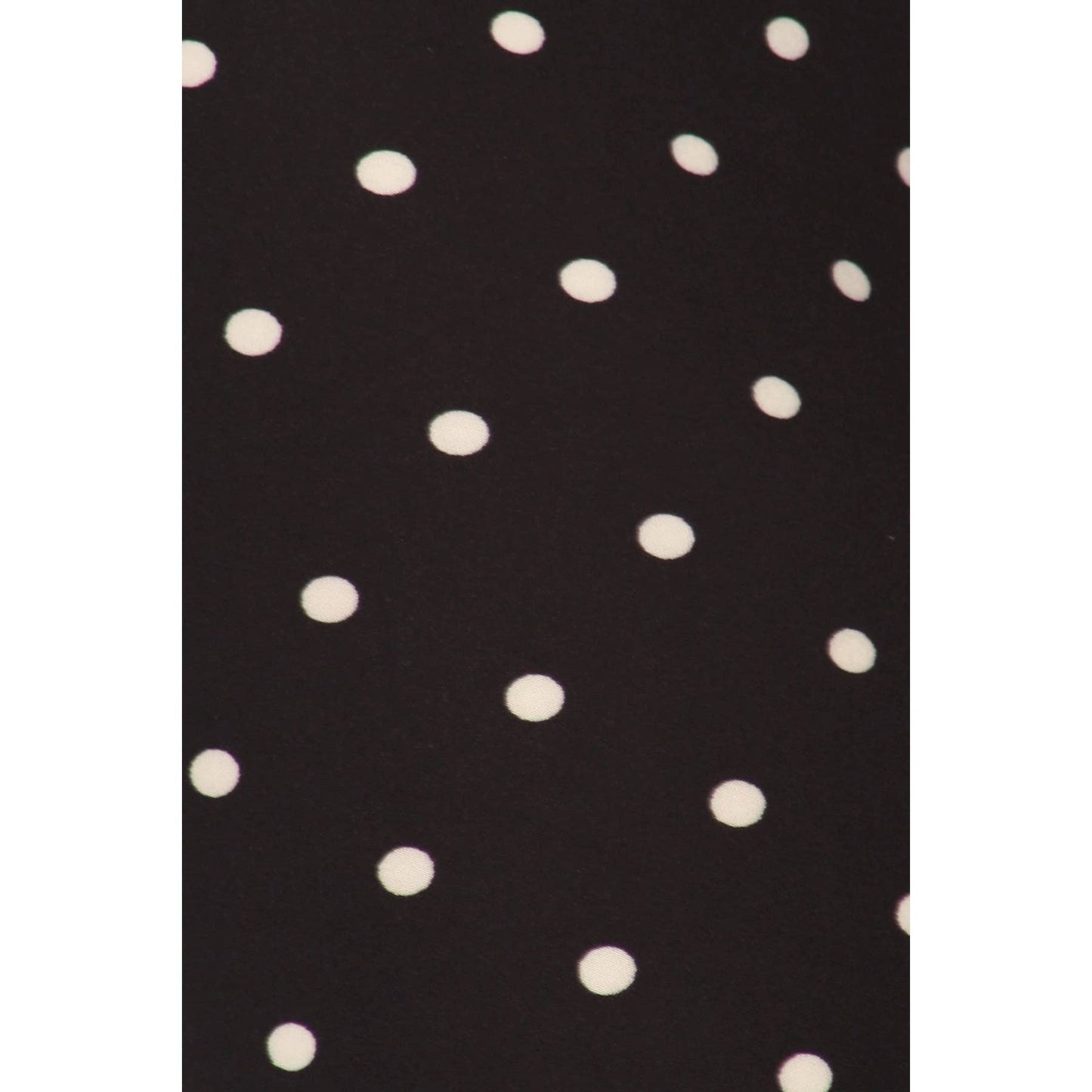 Legging capri doux à pois taille haute