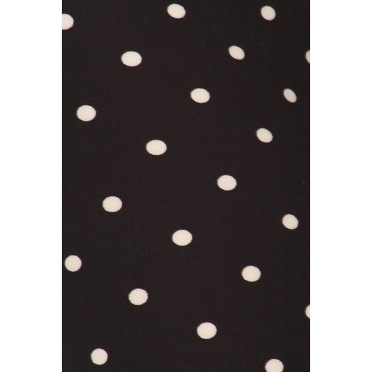 Legging capri doux à pois taille haute