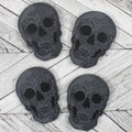 Lot de 4 sous-verres Skull