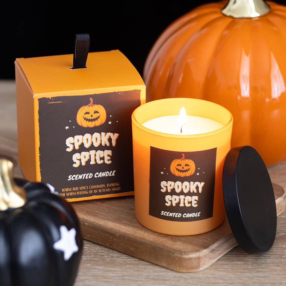 Bougie d'Halloween à la cannelle Spooky Spice