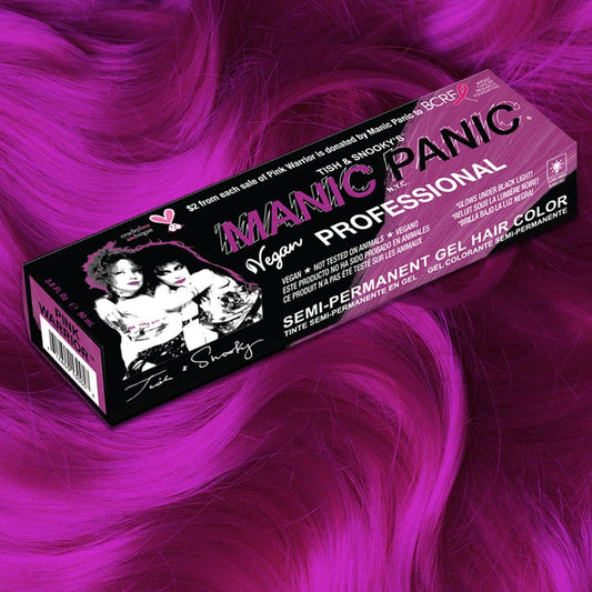 Pink Warrior - Colorant capillaire semi-permanent en gel professionnel