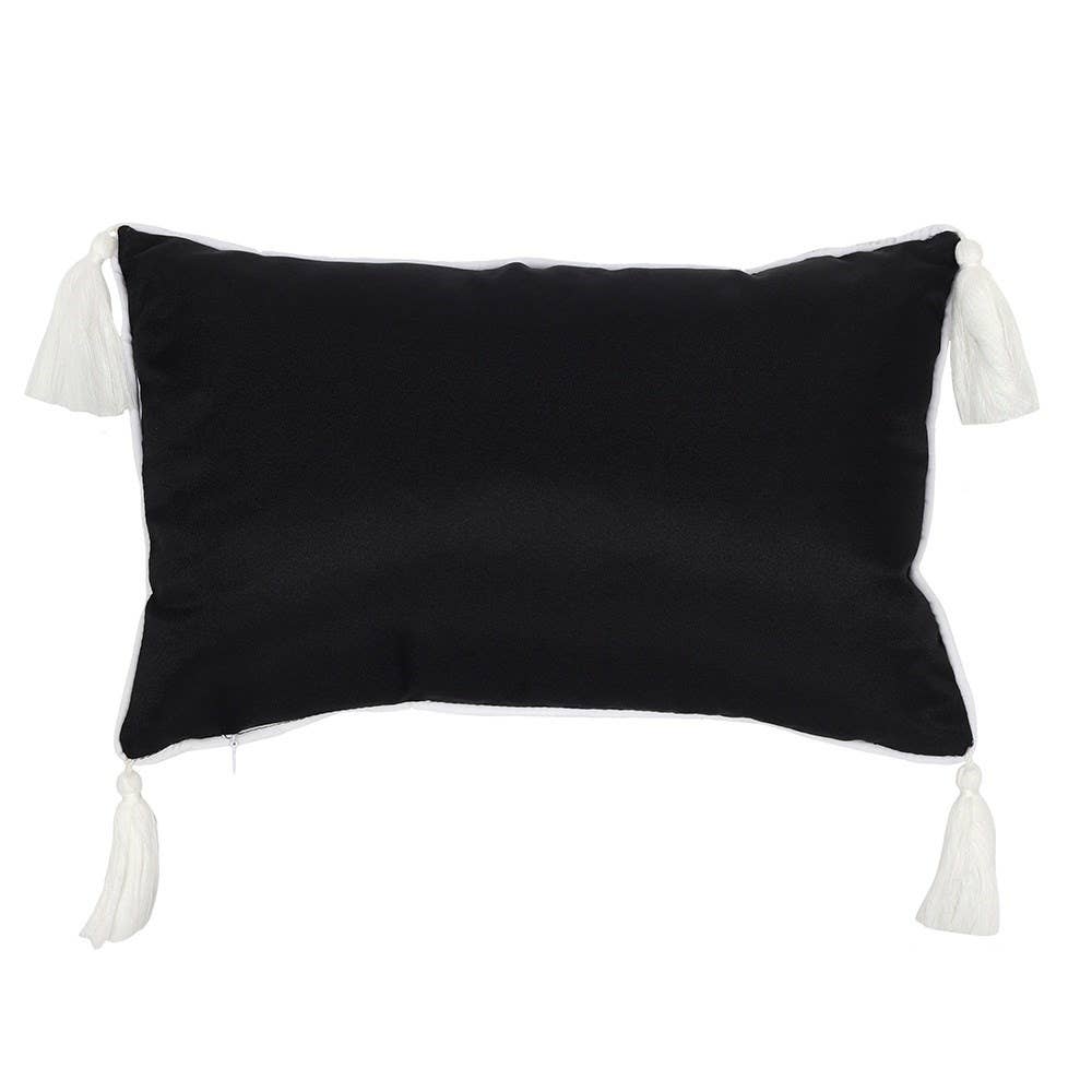 Coussin rectangulaire triple lune