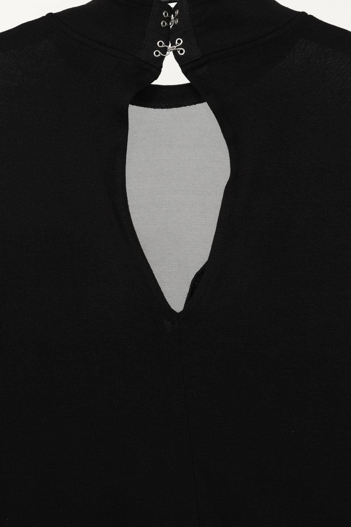 Robe Mini Cybele Necessary Evil avec Manches Effet Ailes de Chauve-souris