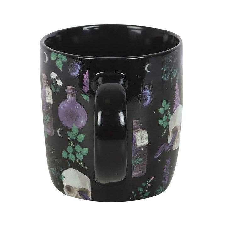 Mug à motif crâne gothique Venom & Vines
