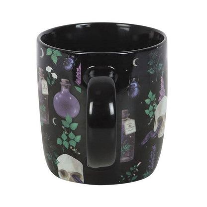 Mug à motif crâne gothique Venom & Vines