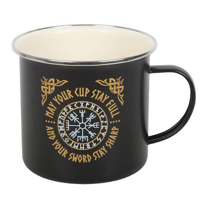Mug émaillé Boussole Viking