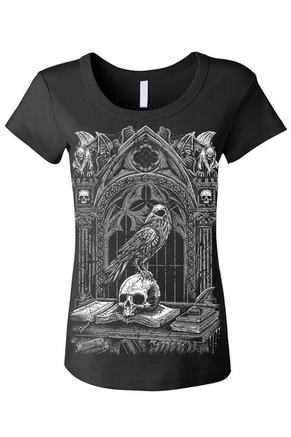 T-shirt Quoth the Raven [GRIS] [Plusieurs styles disponibles]