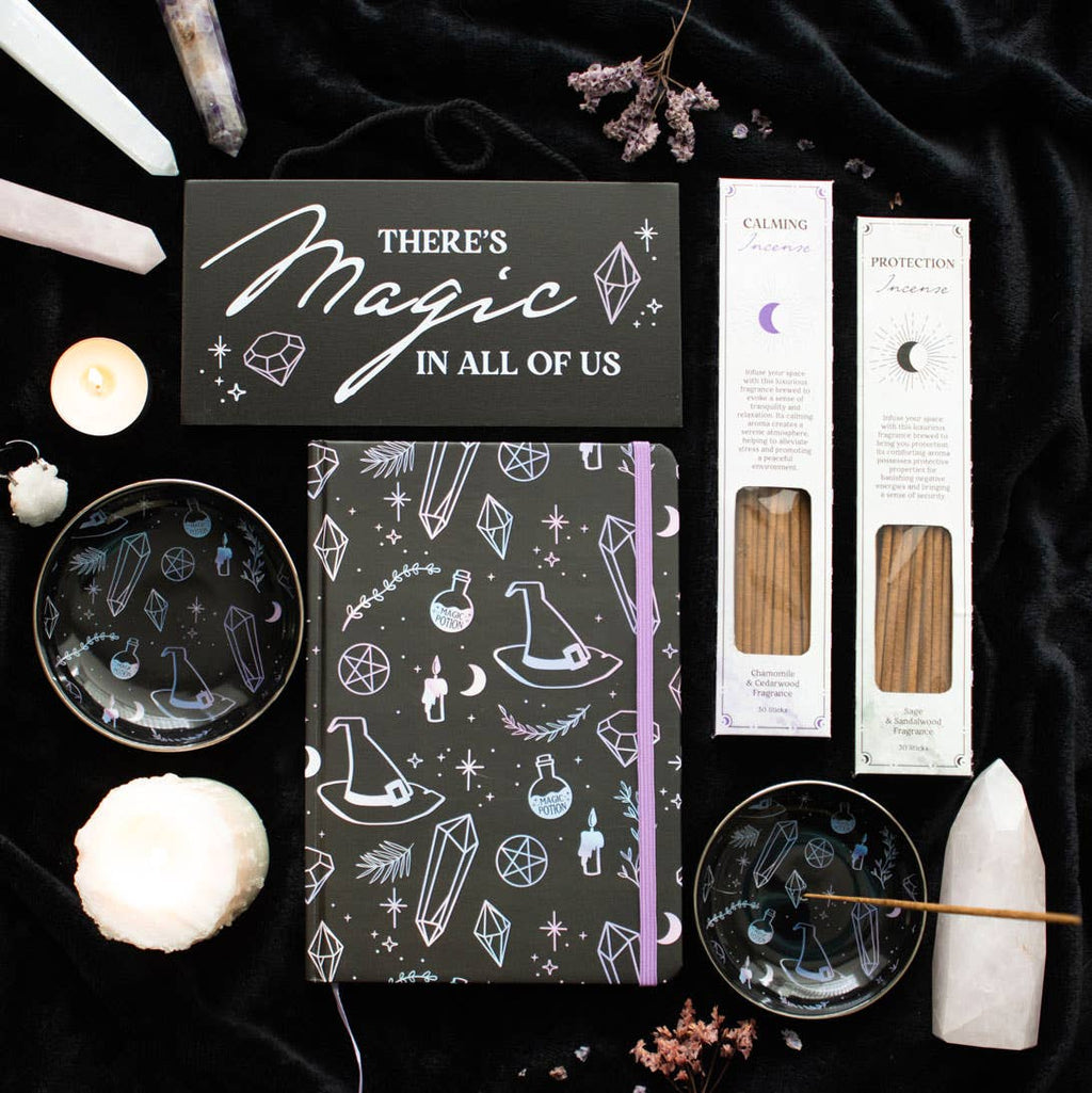 Carnet A5 Crystal Witch Print