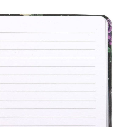 Carnet A5 à motif crâne gothique Venom & Vines