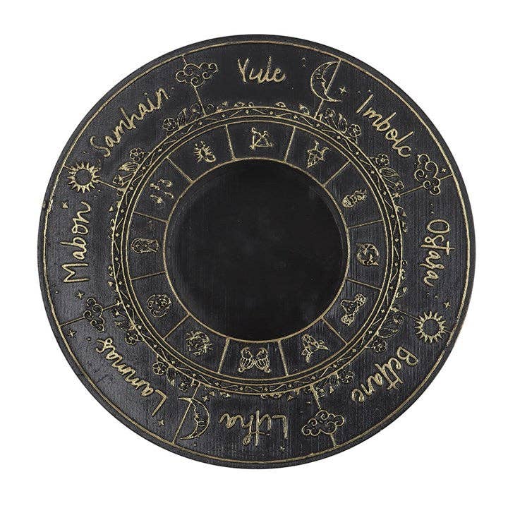 Porte-bougie chauffe-plat Roue de l'Année païenne