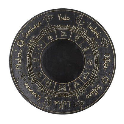 Porte-bougie chauffe-plat Roue de l'Année païenne