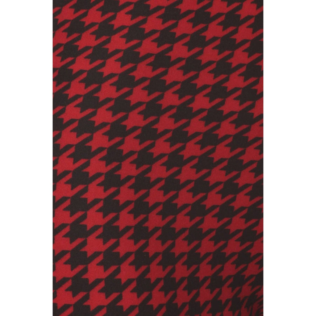 Legging capri doux à imprimé taille haute