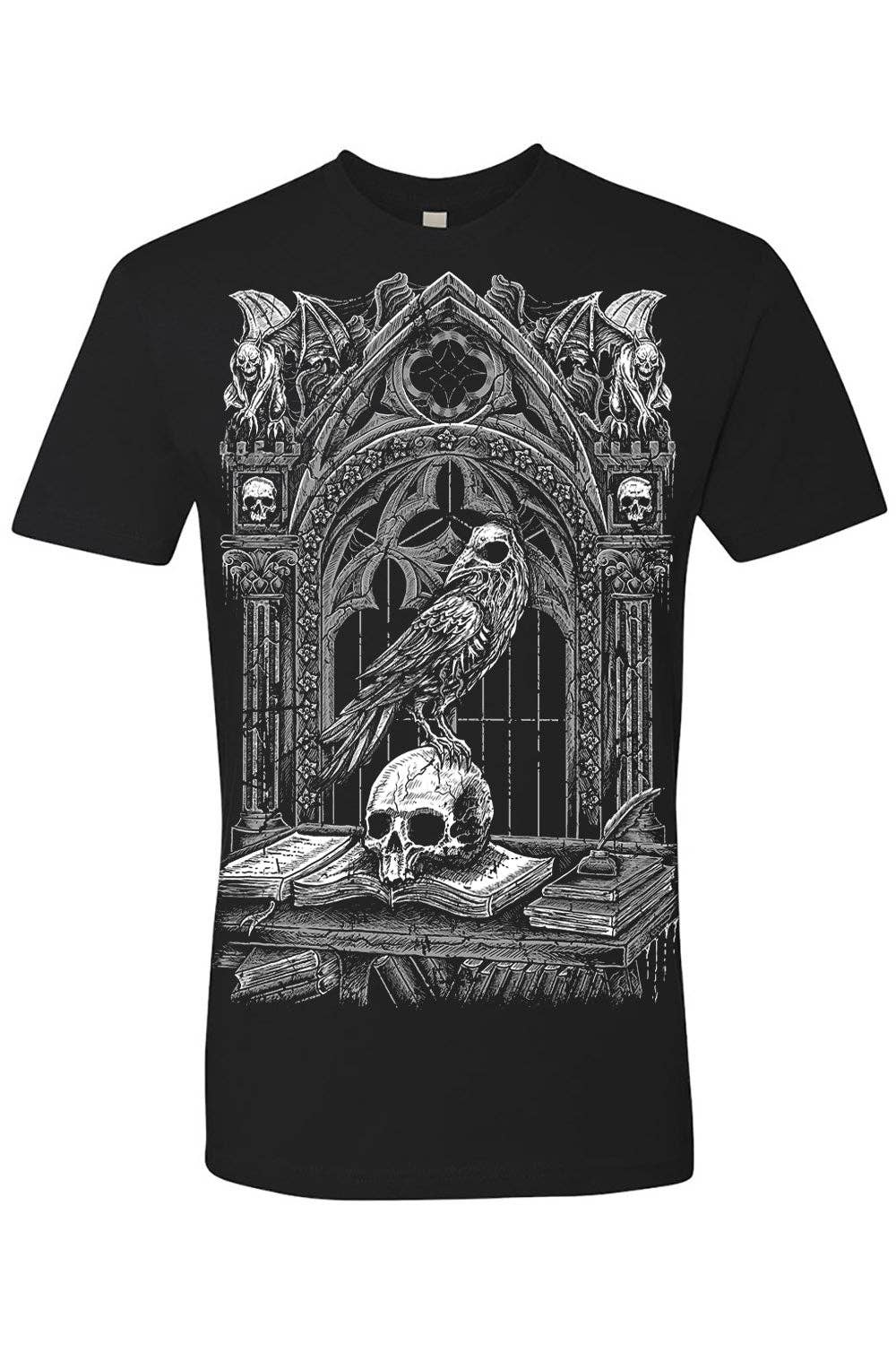 T-shirt Quoth the Raven [GRIS] [Plusieurs styles disponibles]