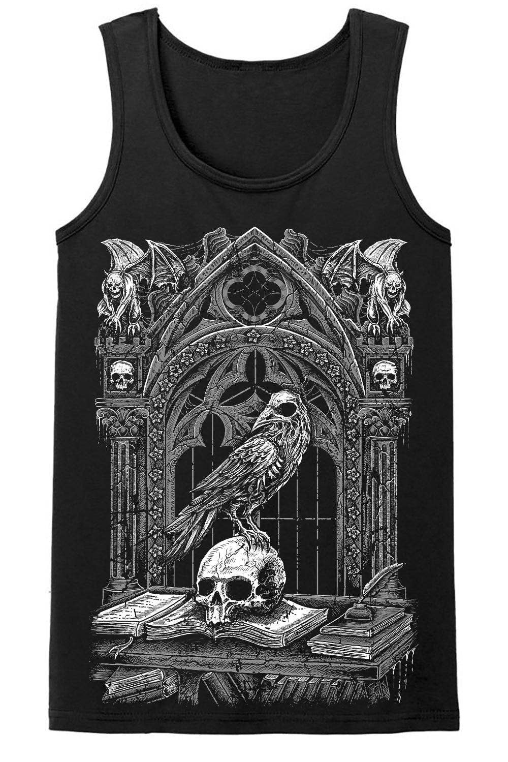 T-shirt Quoth the Raven [GRIS] [Plusieurs styles disponibles]