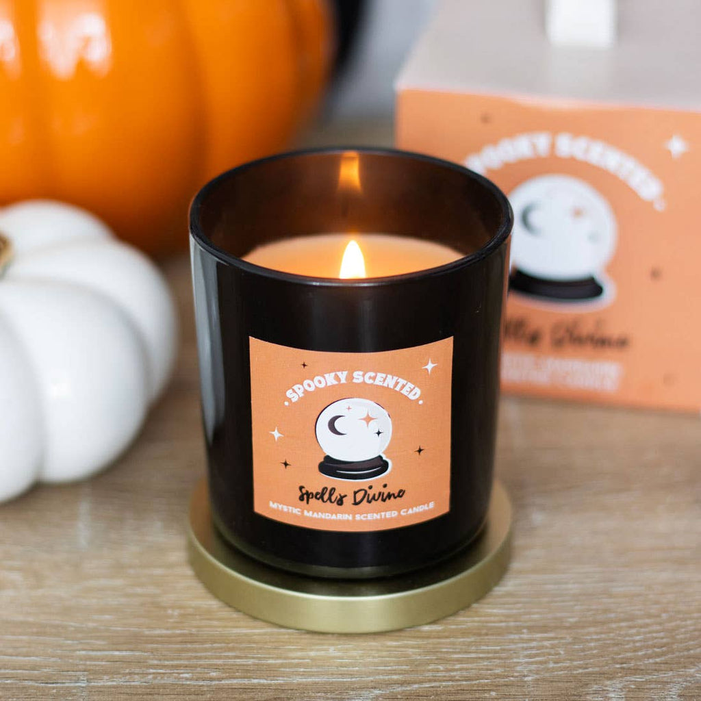 Bougie d'Halloween Spells Divine Mystic Mandarin