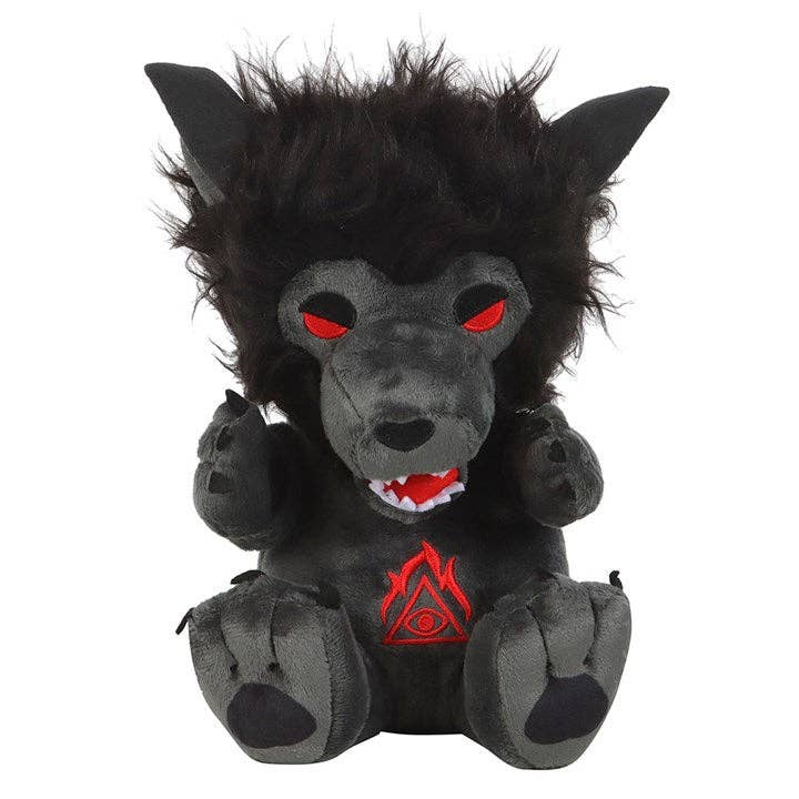 Jouet en peluche gothique en forme de loup-garou