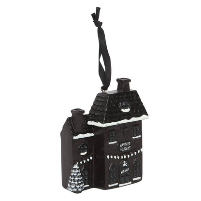 Décoration de Noël gothique en résine pour maison de vacances hantée