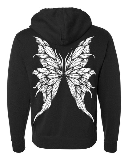 Sweat à capuche Dark Fairy [fermeture éclair ou pull]