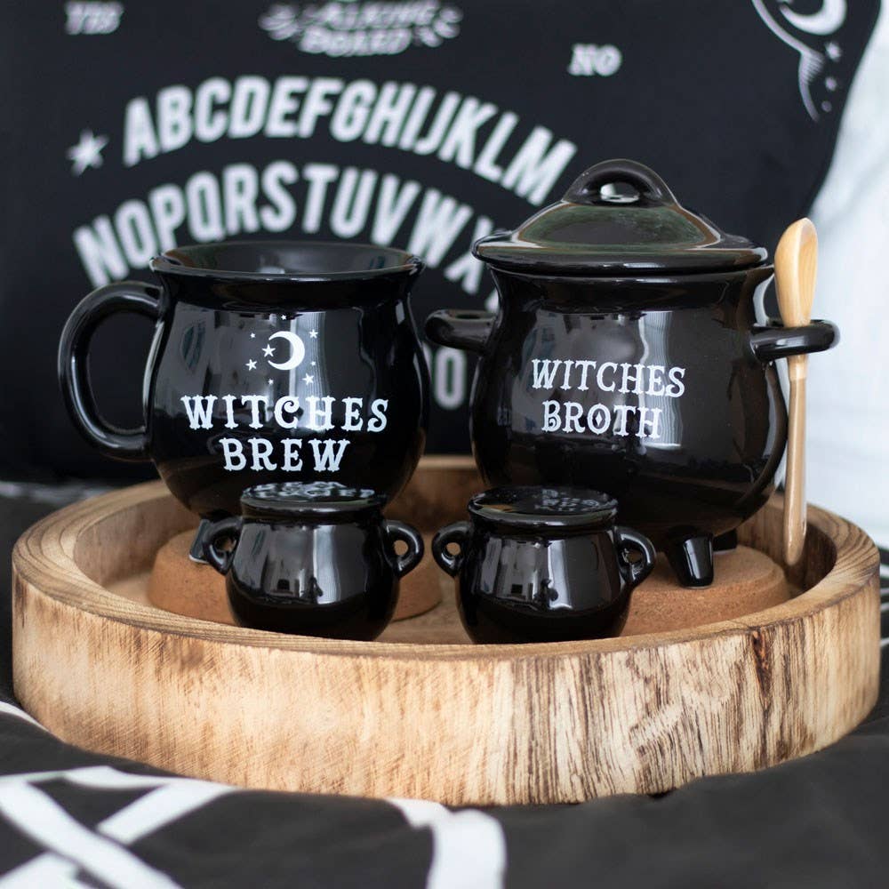 Ensemble de burettes à sel et poivre gothiques pour Halloween
