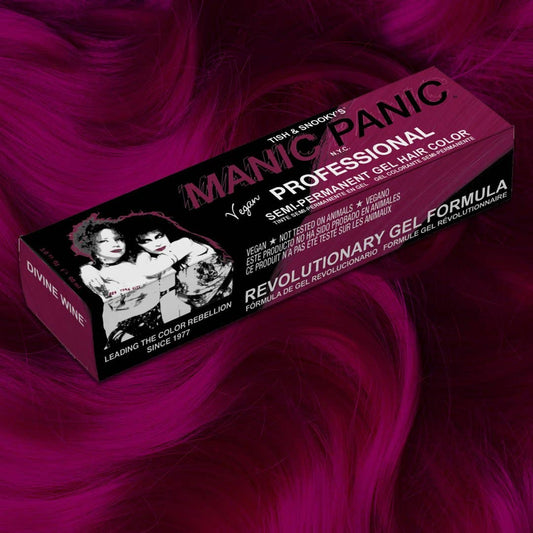 Divine Wine® - Colorant capillaire semi-permanent en gel professionnel