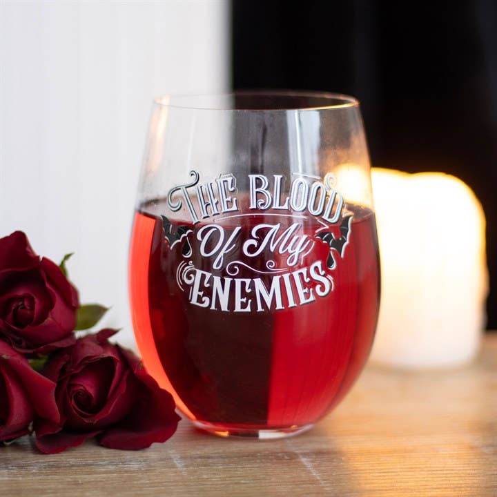 Verre à vin sans pied Blood Of My Enemies