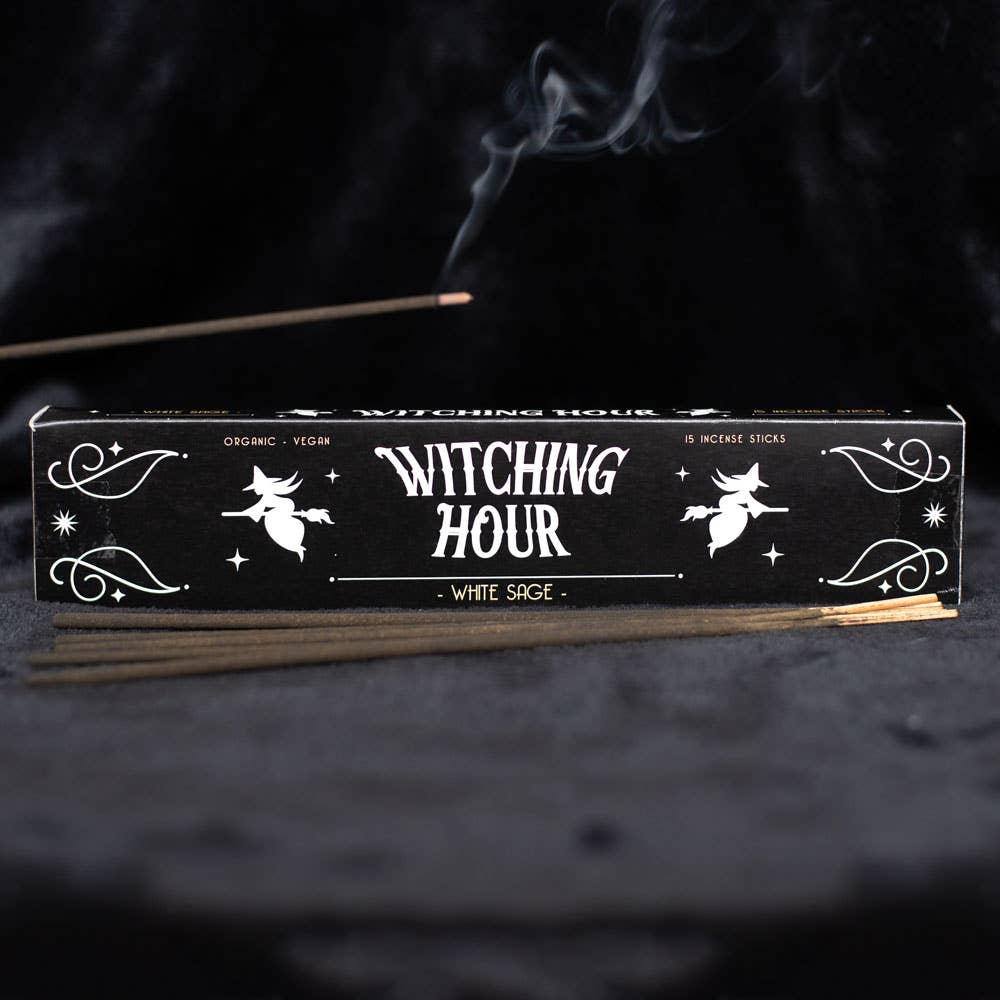Lot de 15 bâtonnets d'encens à la sauge blanche Witching Hour