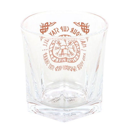 Verre à whisky Viking Compass avec sous-verre