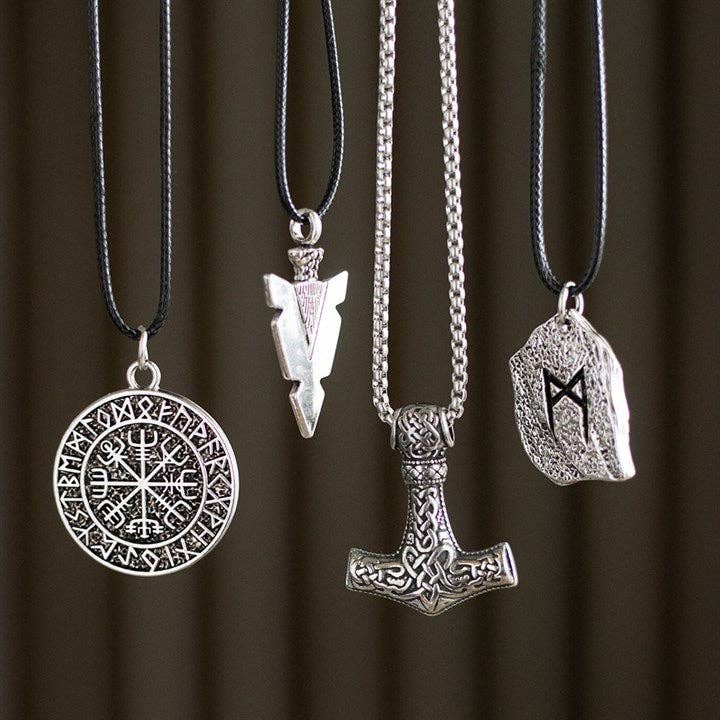 Collier Cordon Viking Rune de Transformation