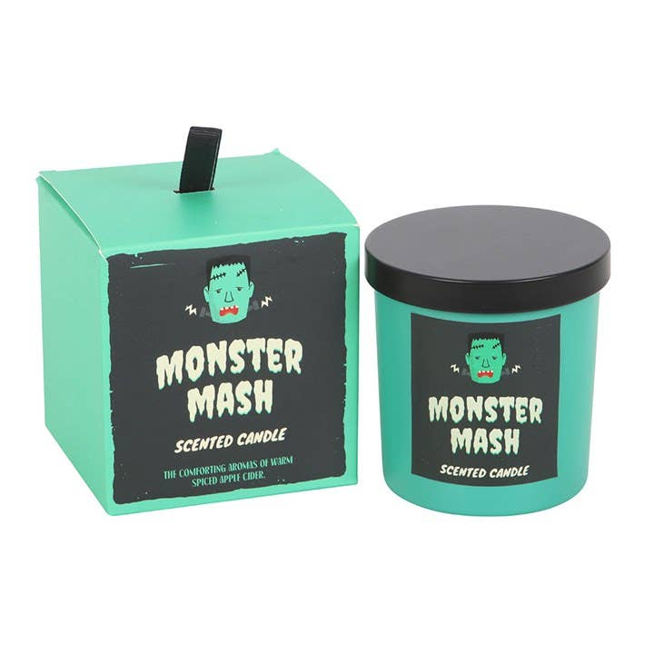 Bougie d'Halloween au cidre de pomme Monster Mash