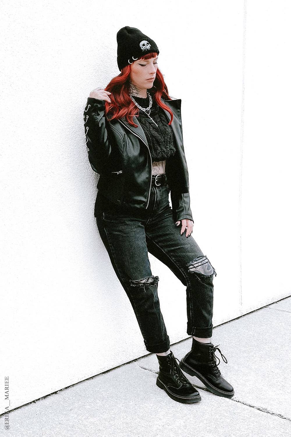 Tuque Percé Délavé [Skull Drip]