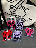 Boucles d'oreilles cercueil
