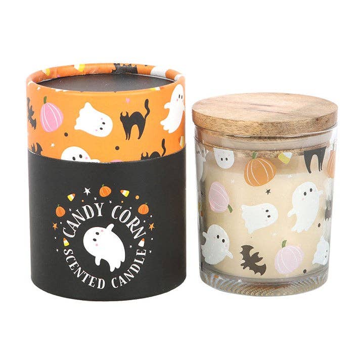 Bougie de maïs sucré et effrayant pour Halloween