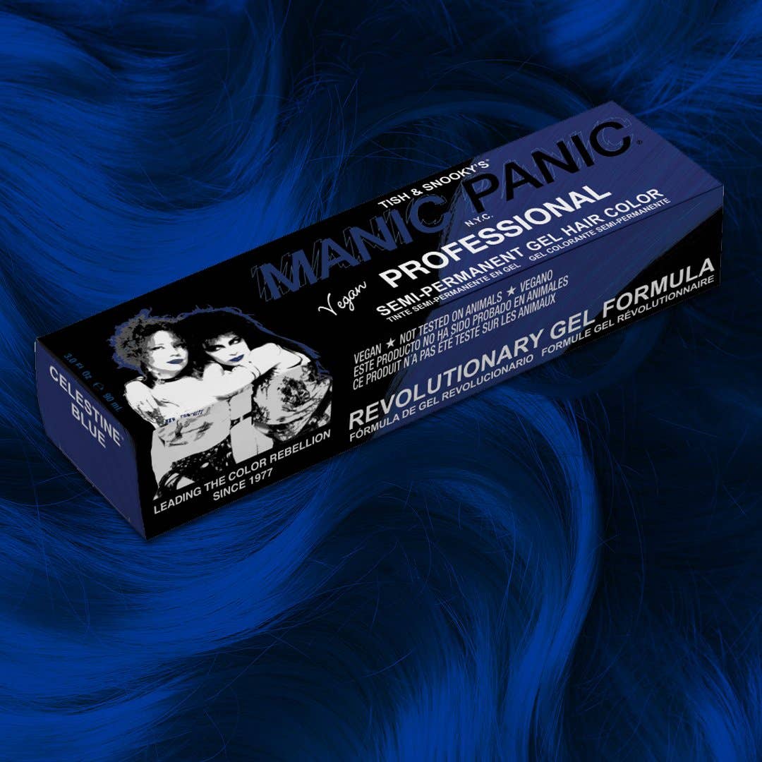 Celestine Blue™ - Colorant capillaire semi-permanent en gel professionnel