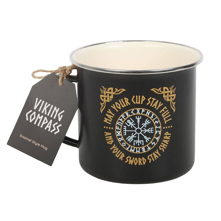 Tasse émaillé Boussole Viking