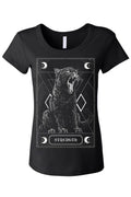 T-shirt carte de tarot chat