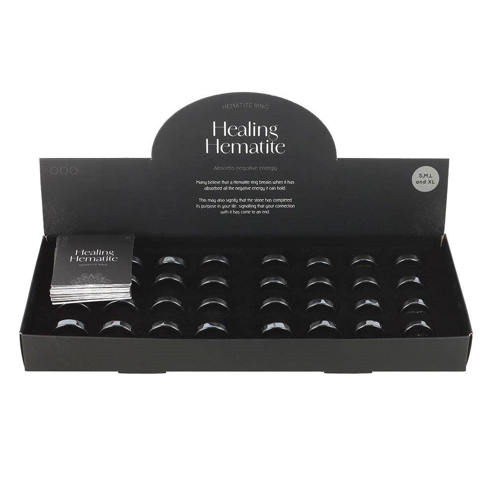 Bague en hématite guérisseuse