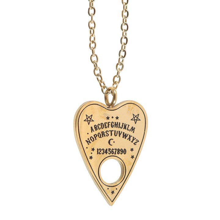 Collier Talking Board Planchette sur carte de vœux