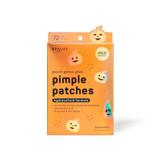 Patches Hydrocolloïdes Anti-Boutons Gourd-Geous d'Halloween